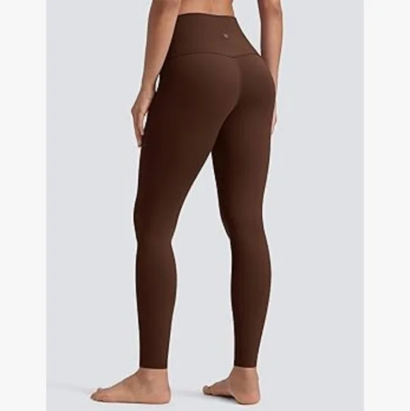 CRZ YOGA Butterluxe Yoga Leggings 28'' - High Waisted Brown Sz M - Picture 2 of 9